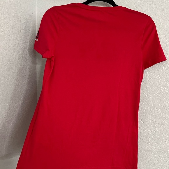 Womens Red UFC T shirt by Reebok - Picture 10 of 10